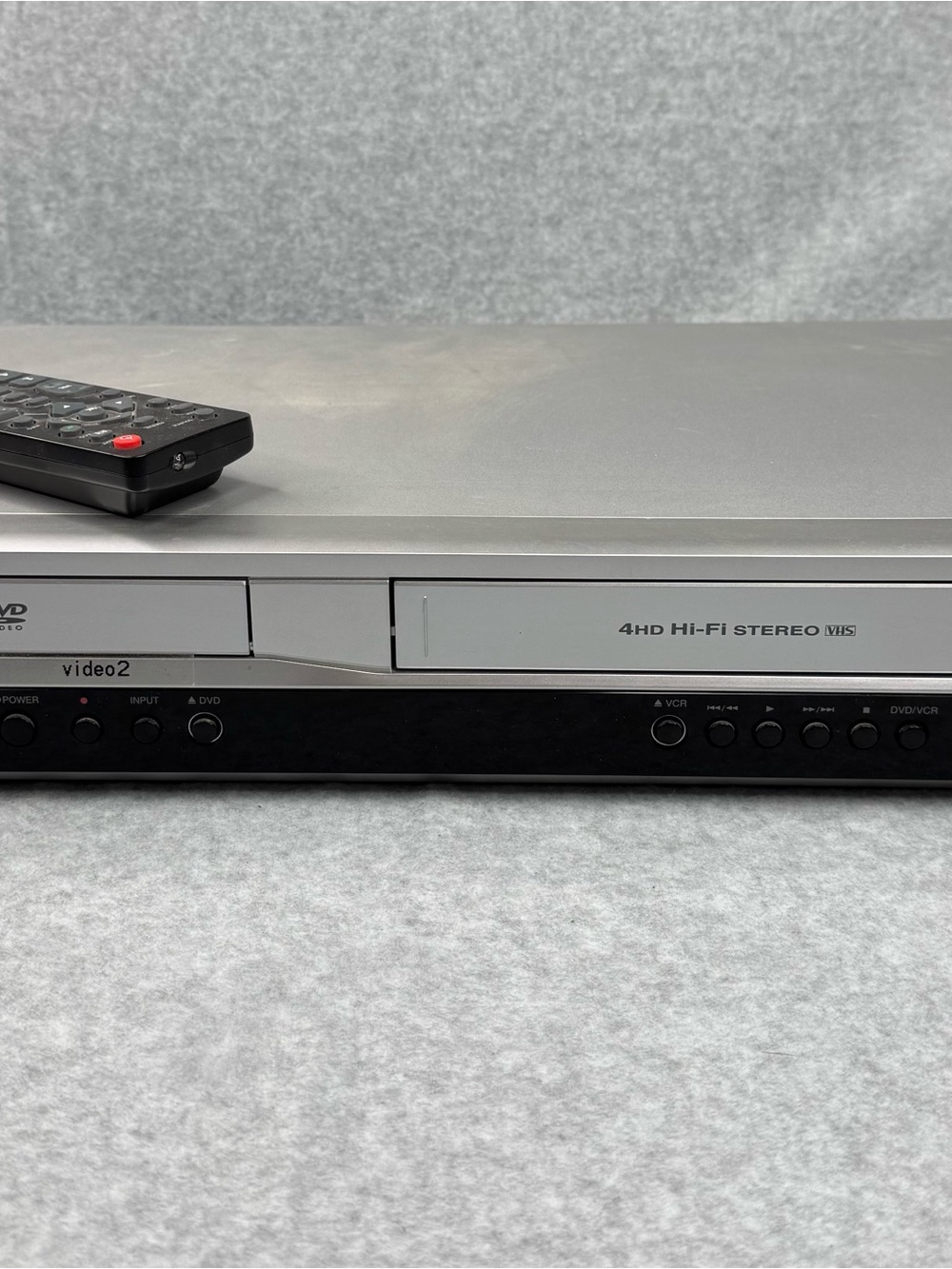 Zenith Silver and Black DVD VCR Combo Player